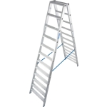 DRABINA ALUMINIOWA DWUSTRONNA STABILO 2*12 SZCZEBLI