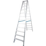 DRABINA ALUMINIOWA DWUSTRONNA STABILO 2*12 SZCZEBLI