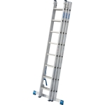 DRABINA ALUMINIOWA 3-ELEMENTOWA STABILO 3*8 SZCZEBLI