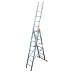 DRABINA ALUMINIOWA 3-ELEMENTOWA TRIBILO 3*8 SZCZEBLI