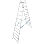DRABINA ALUMINIOWA 2-ELEMENTOWA STABILO 2*12 SZCZEBLI