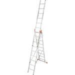 DRABINA ALUMINIOWA 3-ELEMENTOWA TRIBILO 3*9 SZCZEBLI