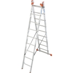 DRABINA ALUMINIOWA 3-ELEMENTOWA TRIBILO 3*9 SZCZEBLI