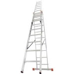 DRABINA ALUMINIOWA 3-ELEMENTOWA TRIBILO 3*9 SZCZEBLI