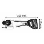 SZLIFIERKA KĄTOWA AKUMULATOROWA 125MM GWX 18V-10SC 2*8.0AH