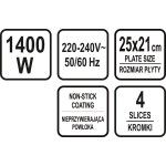 OPIEKACZ 1400W