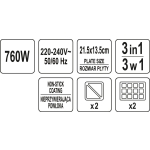 OPIEKACZ 760W, 3W1