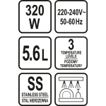 WOLNOWAR 290W, 5.6L.