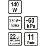 PAKOWARKA PRÓŻNIOWA DO ŻYWNOŚCI 140W