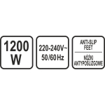 URZĄDZENIE DO POPCORNU 1200W , WÓZEK