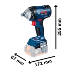 KLUCZ UDAROWY AKUMULATOROWY 1/2'' GDS 18V-400 2*5.0AH