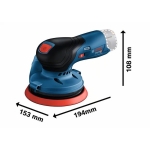 SZLIFIERKA MIMOŚRODOWA GEX 12V-125 125MM