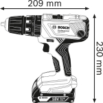WIERTARKO-WKRĘTARKA AKU. UDAROWA GSB 18V-21 0*AH