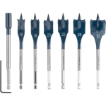 ZESTAW WIERTEŁ 7-SZT SELF CUT SPEED 16,18,20,22,25,32 + PRZE