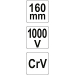 SZCZYPCE WYDŁUŻONE PROSTE 160MM