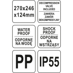 WALIZKA NARZĘDZIOWA HERMET 270*246*124MM