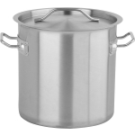 GARNEK WYSOKI Z POKRYWKĄ ZE STALI NIERDZEWNEJ 25X25 12L