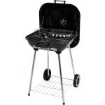 GRILL OGRODOWY Z POKRYWĄ, RUSZT 40*45CM.