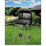 GRILL OGRODOWY Z POKRYWĄ, RUSZT 40*45CM.