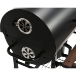 GRILL WĘGLOWY Z POKRYWĄ, RUSZT 71*34.5CM
