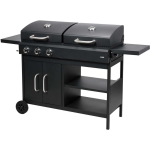GRILL 2W1, GAZOWY + WĘGLOWY, 8.6KW