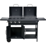 GRILL 2W1, GAZOWY + WĘGLOWY, 8.6KW