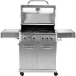 GRILL GAZOWY 4+1 STAL NIERDZEWNA 14.2KW, SZYBA