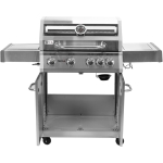 GRILL GAZOWY 4+1 STAL NIERDZEWNA 14.2KW, SZYBA