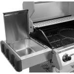 GRILL GAZOWY 4+1 STAL NIERDZEWNA 14.2KW, SZYBA