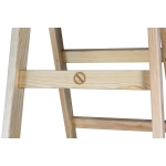 DRABINA DREWNIANA BRAKET STANDARD 2X6 SZCZEBLI 182CM
