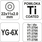 KÓŁKO TNĄCE WYMIENNE 22*11*2MM