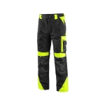 SPODNIE CXS DO PASA SIRIUS BRIGHTON CZARNO-ŻÓŁTE ROZM.56