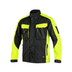 BLUZA/KURTKA CXS SIRIUS BRIGHTON CZARNO-ŻÓŁTA ROZM.50
