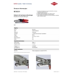 NOŻYCE DO TWORZYWA SZTUCZNEGO 110MM