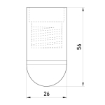 OPRAWKA PLASTIKOWA E14 BIAŁA