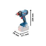 ZESTAW 18 V KLUCZ GDX 180-LI+ WKRĘTARKA GSR180-LI 2*2.0AH