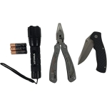 ZESTAW SURVIVALOWY, LATARKA,NÓZ,MULTITOOL