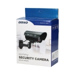 ATRAPA KAMERY MONITORUJĄCEJ CCTV BATERYJNA CZARNA