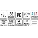 TERMOS TRANSPORTOWY OKRĄGŁY 15L.