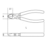SZCZYPCE TNĄCE BOCZNE QUALITY 140MM