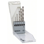 ZESTAW WIERTEŁ HEX DO METALU 2,3,4,5,6MM
