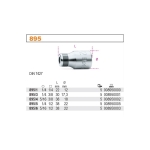 NASADKA DO KOŃCÓWEK WKRĘTAKOWYCH 1/4''Z GNIAZDEM 3/8''