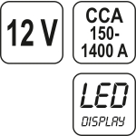TESTER AKUMULATRORÓW 12V CYFROWY