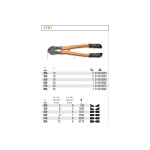 NOŻYCE DŹWIGOWE DO BLACHY 180MM