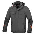 KURTKA ROBOCZA ZIMOWA OXFORD 300D PRZECIWDESZCZ.GRAFIT R.XL