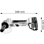 ZESTAW NARZĘDZI AKUM. GBH 180-LI + GWS 180-L1 2*4.0AH XLBOXX