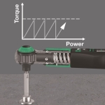 KLUCZ DYNAMOMETR. SAFE-TORQUE A 2 SET 1,1/4'',2-12 NM,23CZ.