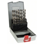 KOMPLET WIERTEŁ DO METALU HSS-G ZESTAW 19 SZT