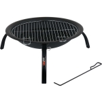 PALENISKO OGRODOWE STALOWE Z RUSZTEM 56CM