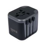 ADAPTER PODRÓŻNY UNIW. 2XUSB 12W